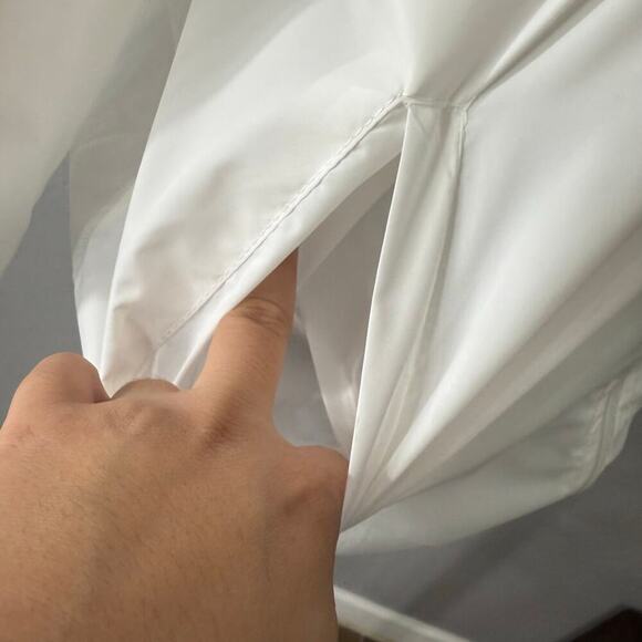 Manfinity Hiking Hoodie Windbreaker White Mesh Lining W/ Pockets, White, Small - Picture 4 of 7